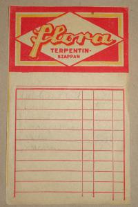 FLORA terpentinszappan