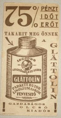 Glättolin fényesítő