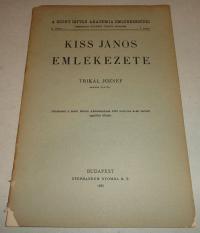 Trikál József: Kiss János emlékezete