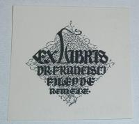 Haranghy Jenő: Ex libris dr. Francisci Filep de Remete