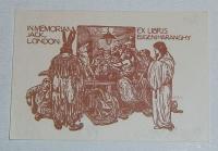 Haranghy Jenő: Ex libris Eugénii Haranghy  in memoriam Jack London
