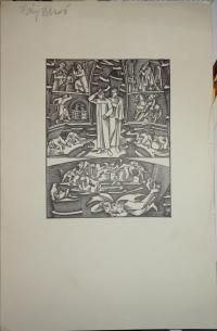 Fáy Dezső: Illusztráció Dante: Isteni színjáték c. művéhez