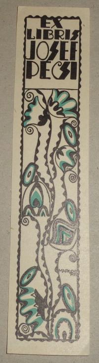 Margold, Emanuel Josef: Ex libris Josef Pécsi