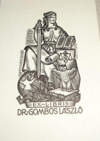 Drahos István: Ex libris Dr. Gombos László