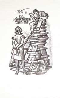 Drahos István: Ex libris Dr. kertész Dénes