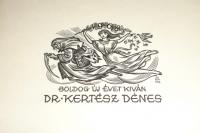 Drahos István: Boldog Új Évet Kíván Dr. kertész Dénes. 1968