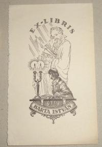 Ex libris Barta István. (K.A. szignó)