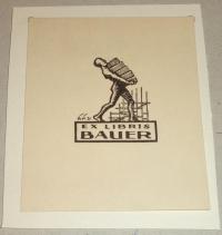 Révész Kornél (1885 - 1944): Ex libris Bauer