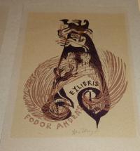 Diskay Lenke: Ex libris Fodor András