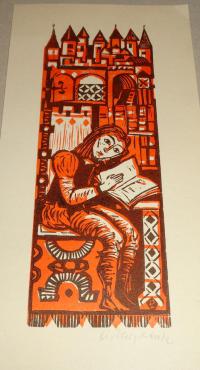 Diskay Lenke: Olvasó férfi