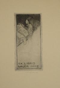 RÉVÉSZ Kornél: Ex libris Bauer Imre