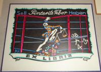 RÉVÉSZ Kornél: Ex libris Pinterits Tibor