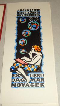 RÉVÉSZ Kornél: Ex libris  Dagmar Novácek