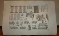 Robert Bénard (1734–1777): Lisses I-II. (Szövőszék alkatrészek)-(Weaving Loom Parts)