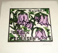 Moskál, Tibor (1930 - 2014): Ex libris Jorgen Vils Pedersen