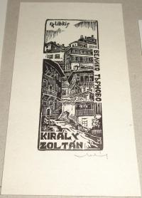 Moskál, Tibor (1930 - 2014): Ex libris Király Zoltán