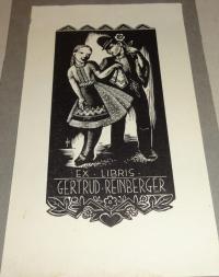 Menyhárt József (1901-1976): Ex libris Gertrud Reinberger