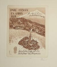 Dániel Viktor (1926 - 2001): Ex libris Imre István